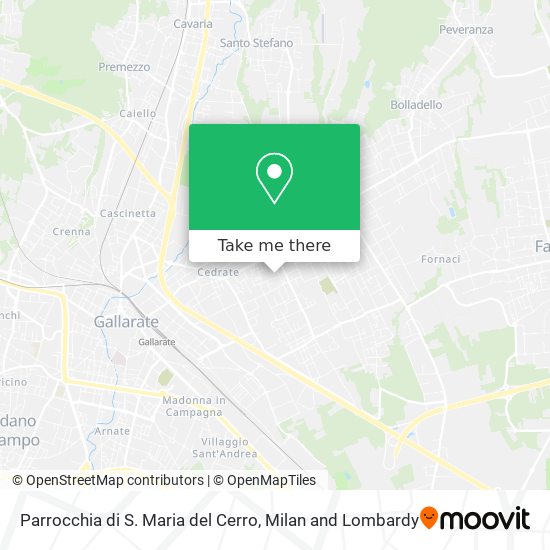 Parrocchia di S. Maria del Cerro map
