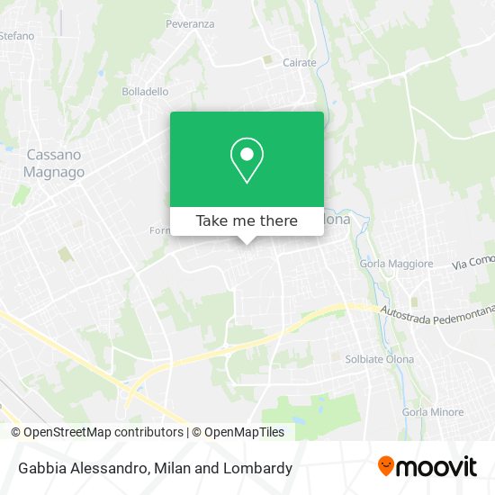 Gabbia Alessandro map