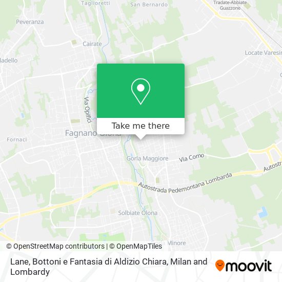 Lane, Bottoni e Fantasia di Aldizio Chiara map