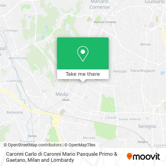 Caronni Carlo di Caronni Mario Pasquale Primo & Gaetano map