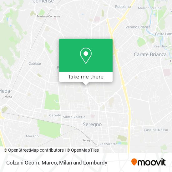 Colzani Geom. Marco map