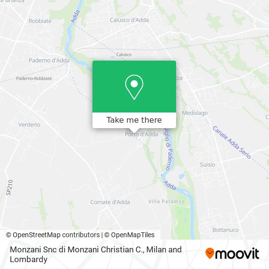 Monzani Snc di Monzani Christian C. map