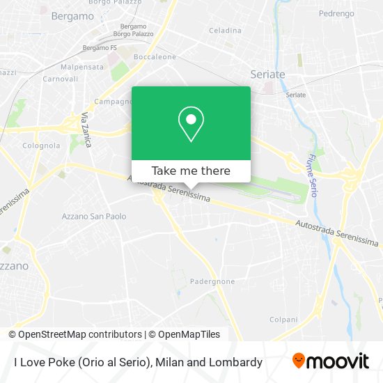 I Love Poke (Orio al Serio) map