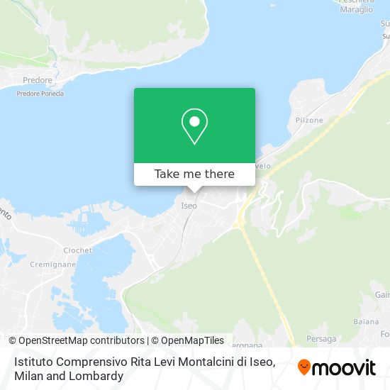 Istituto Comprensivo Rita Levi Montalcini di Iseo map