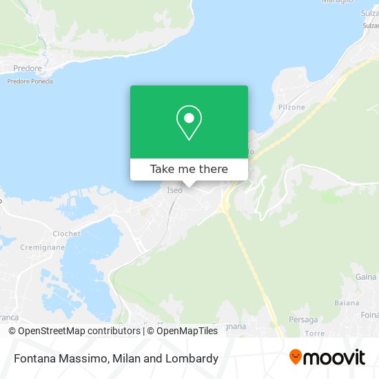 Fontana Massimo map