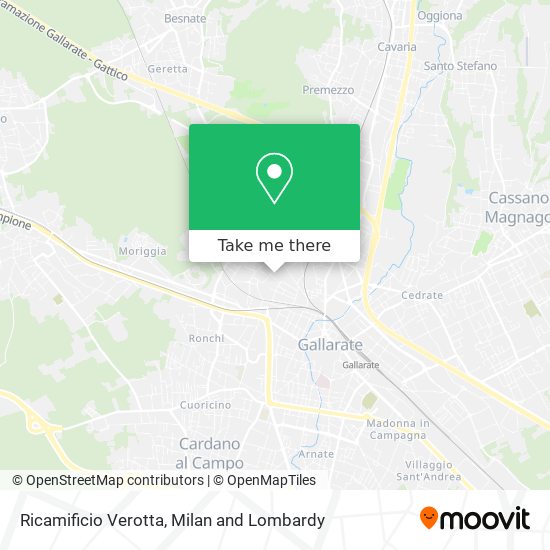 Ricamificio Verotta map