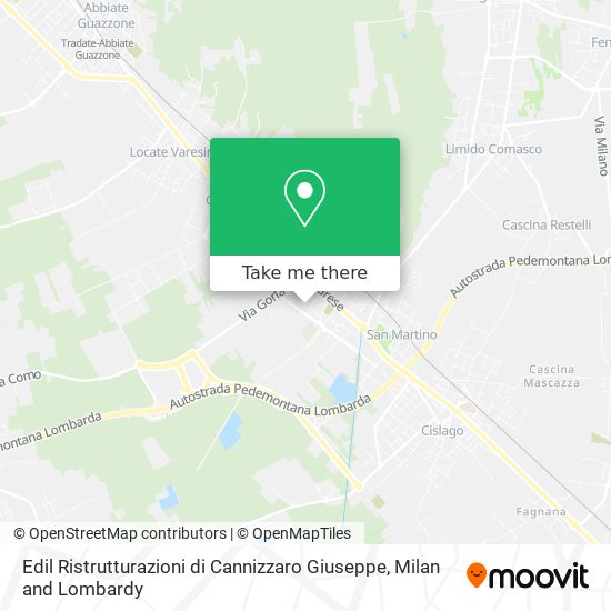 Edil Ristrutturazioni di Cannizzaro Giuseppe map