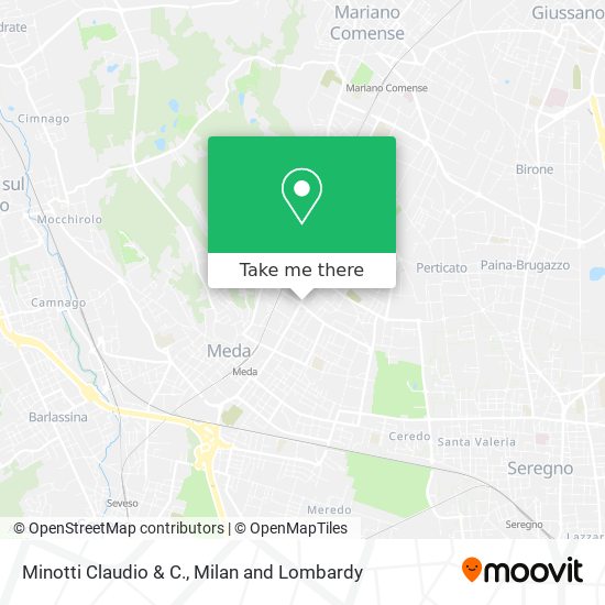 Minotti Claudio & C. map