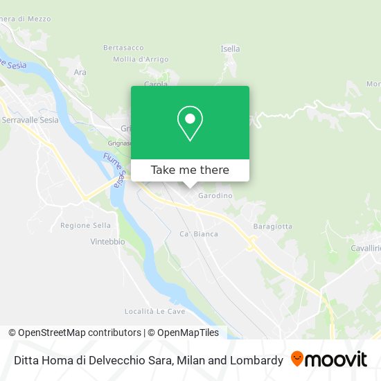 Ditta Homa di Delvecchio Sara map