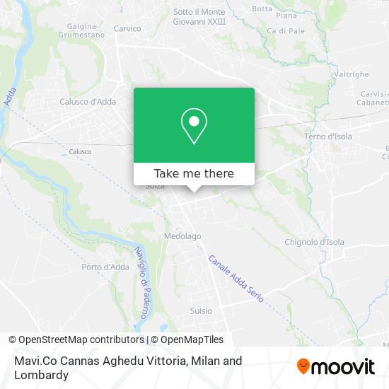 Mavi.Co Cannas Aghedu Vittoria map