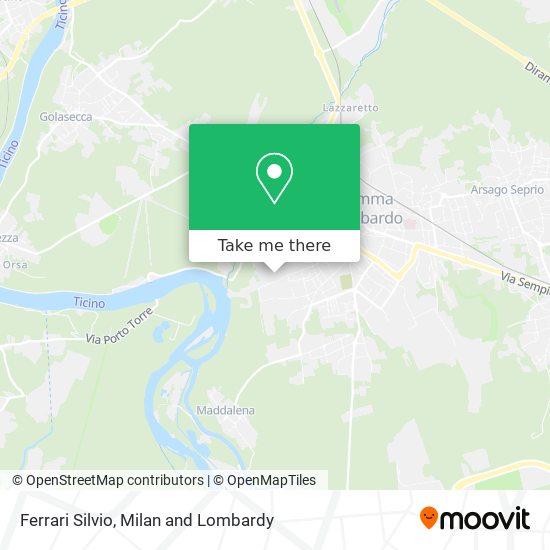 Ferrari Silvio map