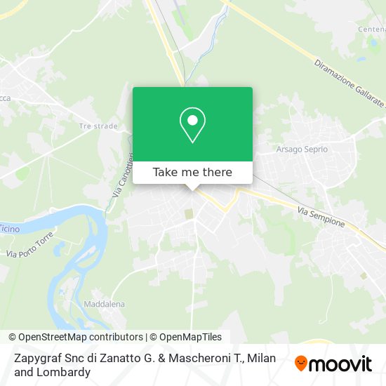 Zapygraf Snc di Zanatto G. & Mascheroni T. map