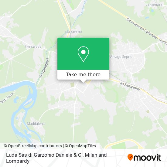 Luda Sas di Garzonio Daniele & C. map