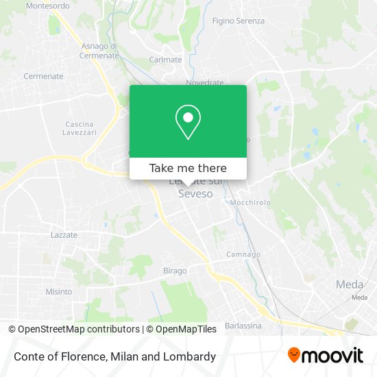 Conte of Florence map