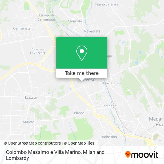 Colombo Massimo e Villa Marino map