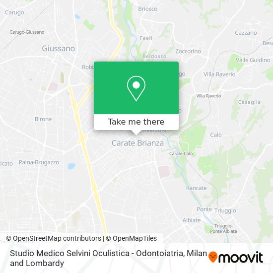 Studio Medico Selvini Oculistica - Odontoiatria map