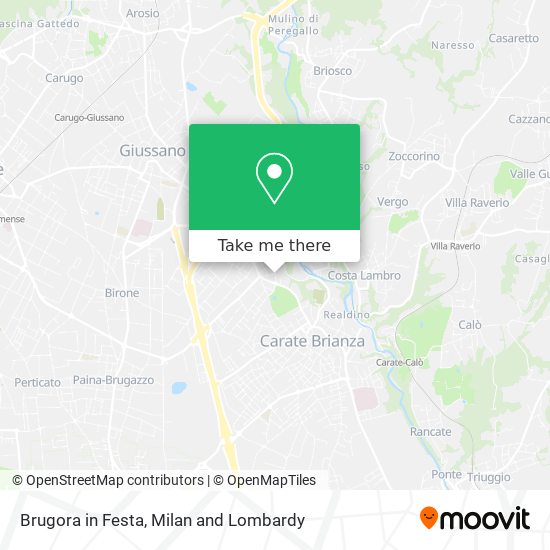 Brugora in Festa map