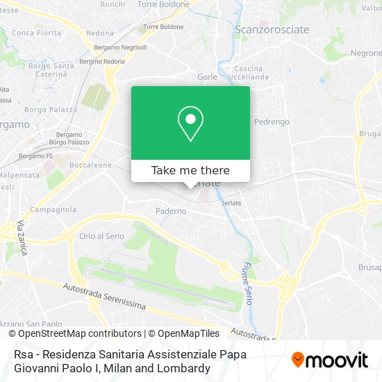 Rsa - Residenza Sanitaria Assistenziale Papa Giovanni Paolo I map