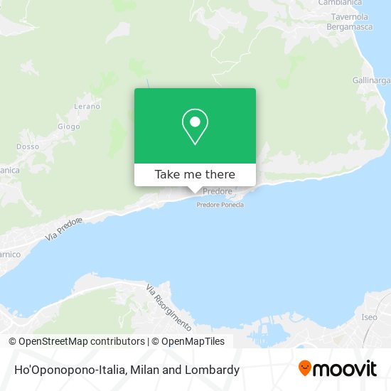 Ho'Oponopono-Italia map