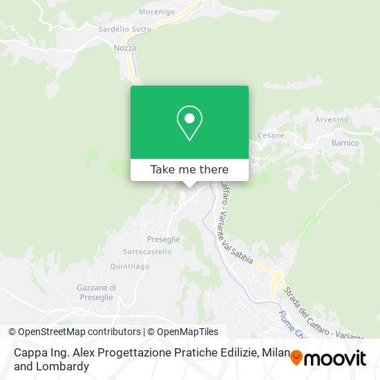 Cappa Ing. Alex Progettazione Pratiche Edilizie map