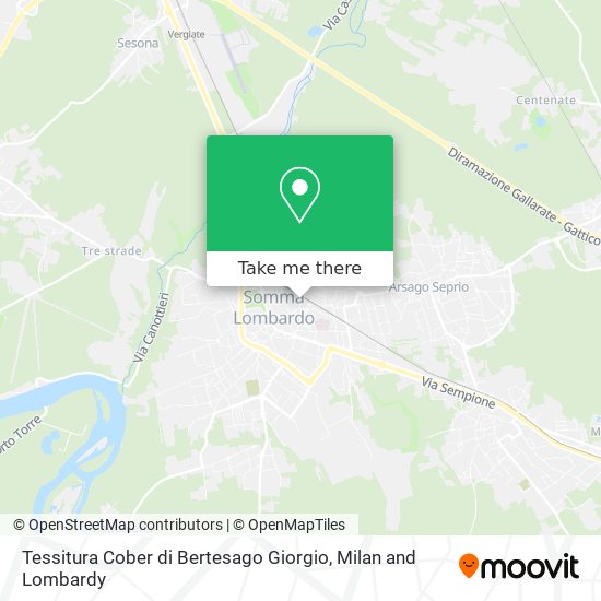 Tessitura Cober di Bertesago Giorgio map