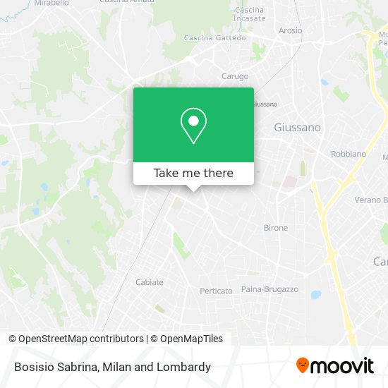Bosisio Sabrina map