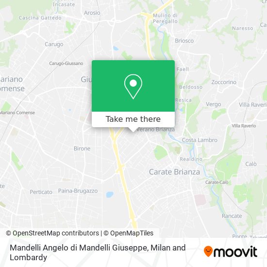 Mandelli Angelo di Mandelli Giuseppe map