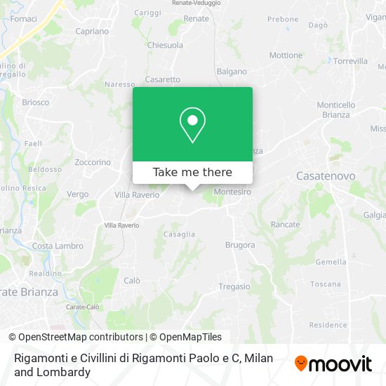 Rigamonti e Civillini di Rigamonti Paolo e C map