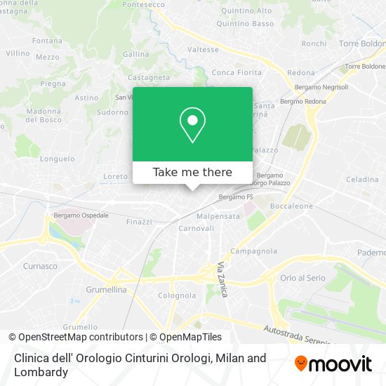 Clinica dell' Orologio Cinturini Orologi map