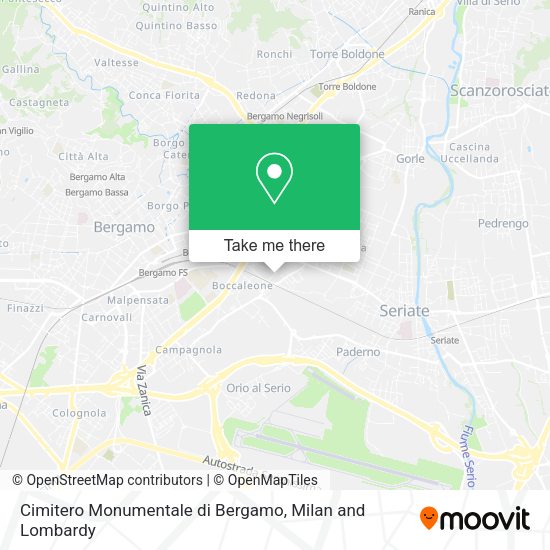 Cimitero Monumentale di Bergamo map