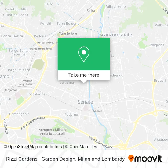 Rizzi Gardens - Garden Design map
