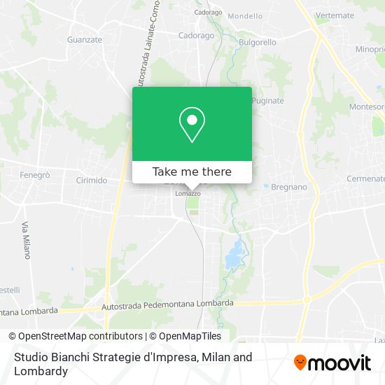 Studio Bianchi Strategie d'Impresa map