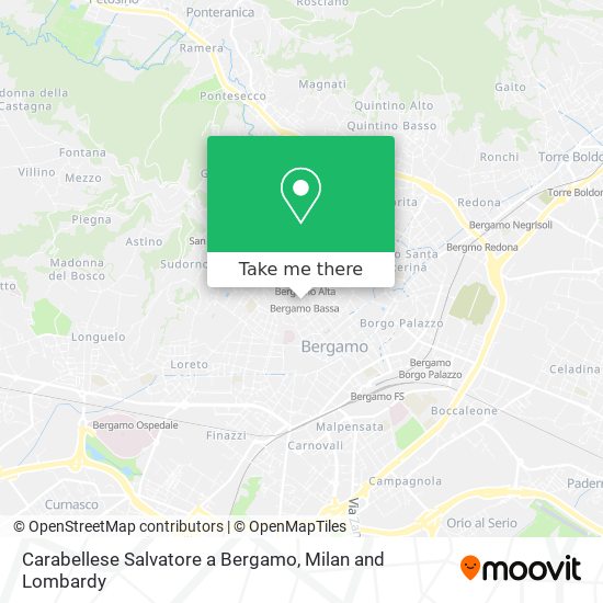 Carabellese Salvatore a Bergamo map