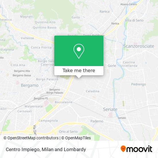Centro Impiego map