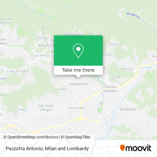 Pezzotta Antonio map