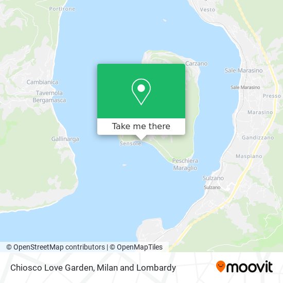 Chiosco Love Garden map