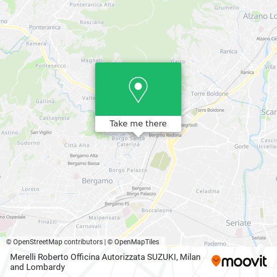 Merelli Roberto Officina Autorizzata SUZUKI map