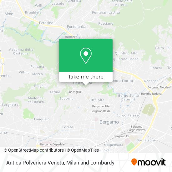 Antica Polveriera Veneta map