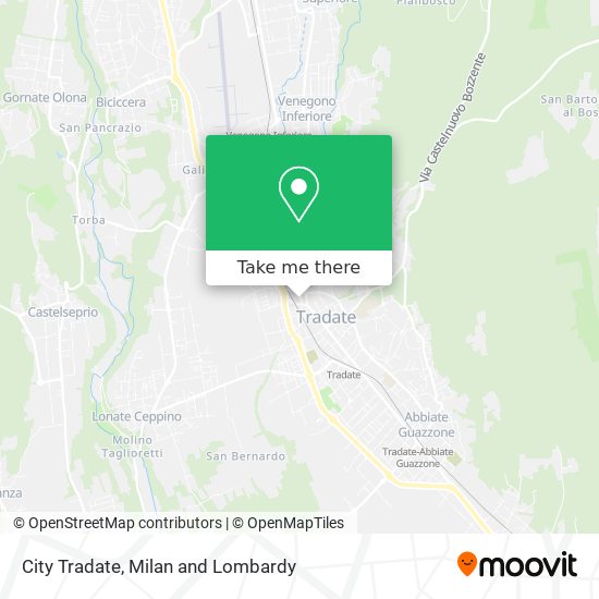 City Tradate map
