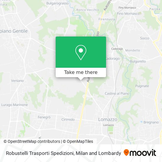 Robustelli Trasporti Spedizioni map