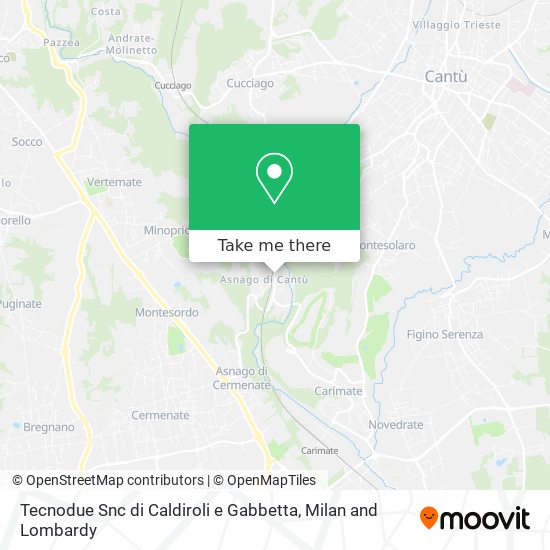 Tecnodue Snc di Caldiroli e Gabbetta map