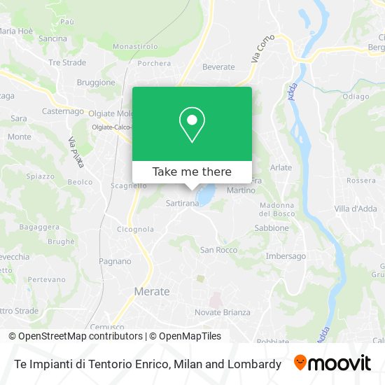 Te Impianti di Tentorio Enrico map