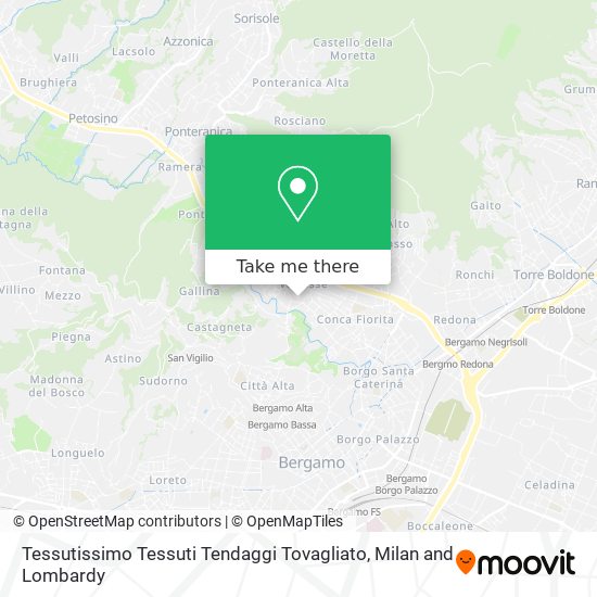 Tessutissimo Tessuti Tendaggi Tovagliato map