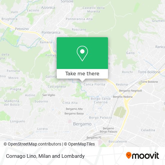 Cornago Lino map