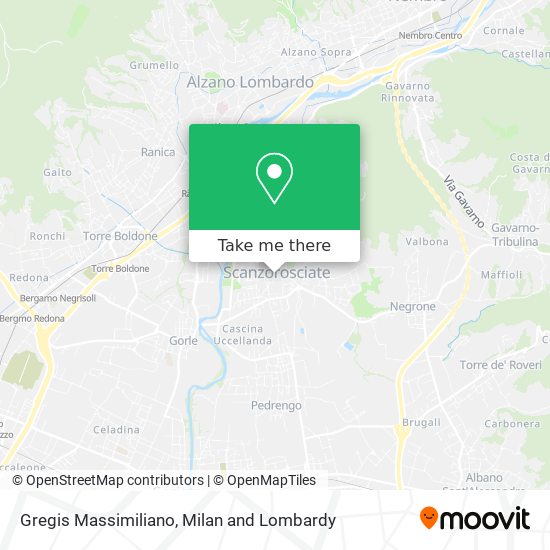 Gregis Massimiliano map