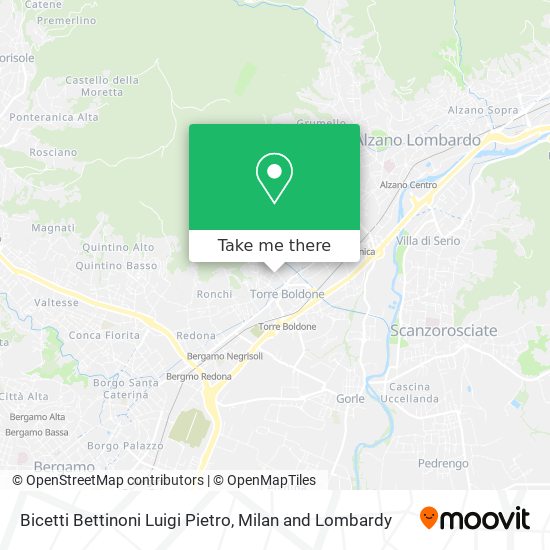Bicetti Bettinoni Luigi Pietro map