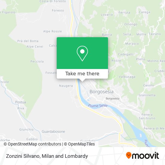 Zonzini Silvano map