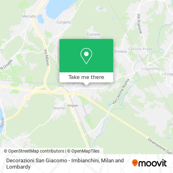 Decorazioni San Giacomo - Imbianchini map