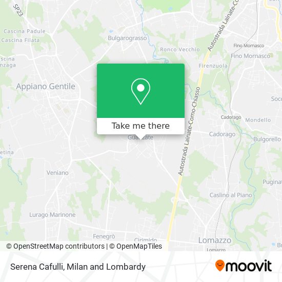 Serena Cafulli map