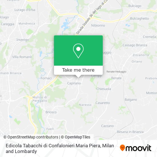 Edicola Tabacchi di Confalonieri Maria Piera map
